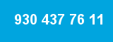930 437 76 11 930 437 76 11